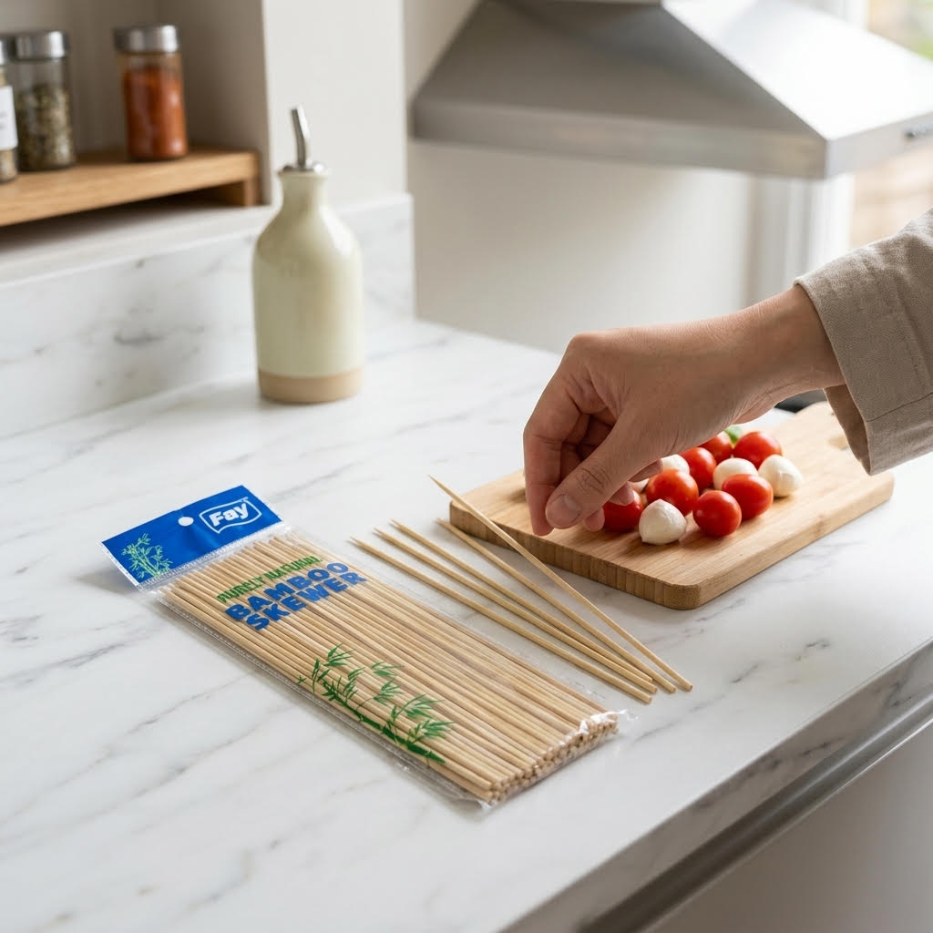 6-Inch Bamboo Wooden Skewers