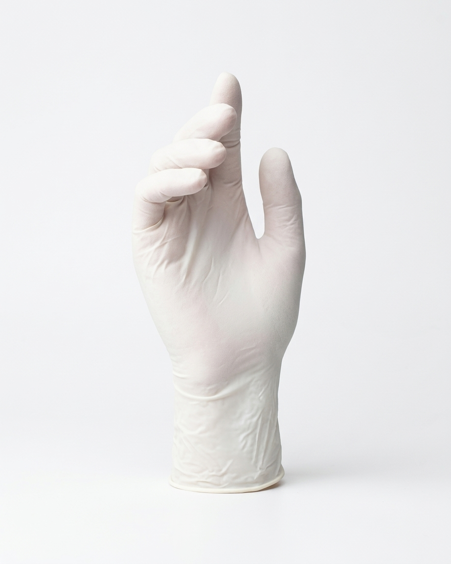 White Plastic Gloves