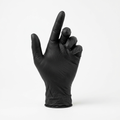 Black Plastic Gloves
