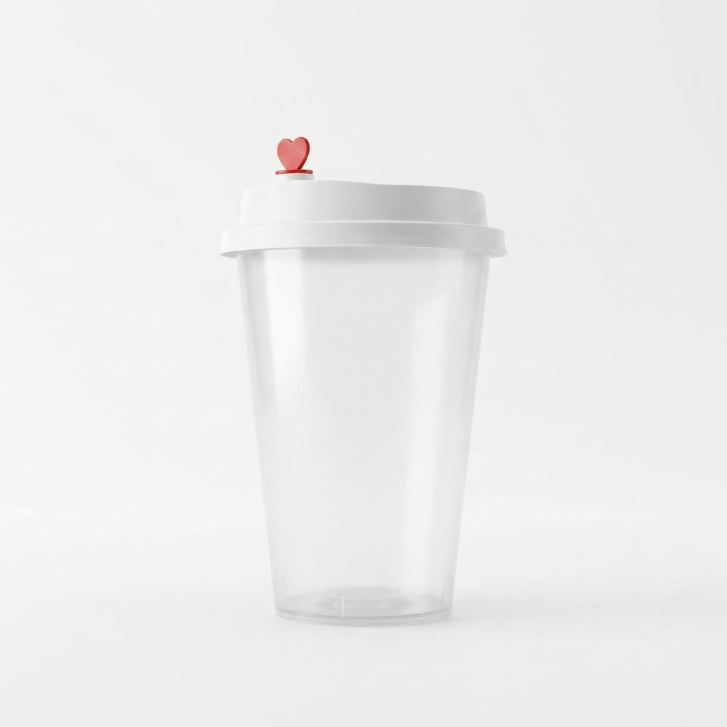 12oz Tumbler Injection Glass with Sipper Lid