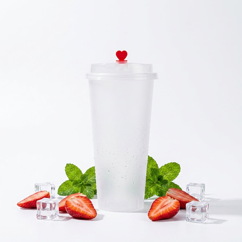 22oz Tumbler Injection Glass with Sipper Lid