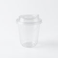 12oz U-Shape Glass with Sipper Flap Lid