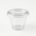 9oz PET Glass with Flat Lid