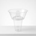 Bowl on Glass Combo Set – Imported Quality (350ml Glass + 700ml Bowl)
