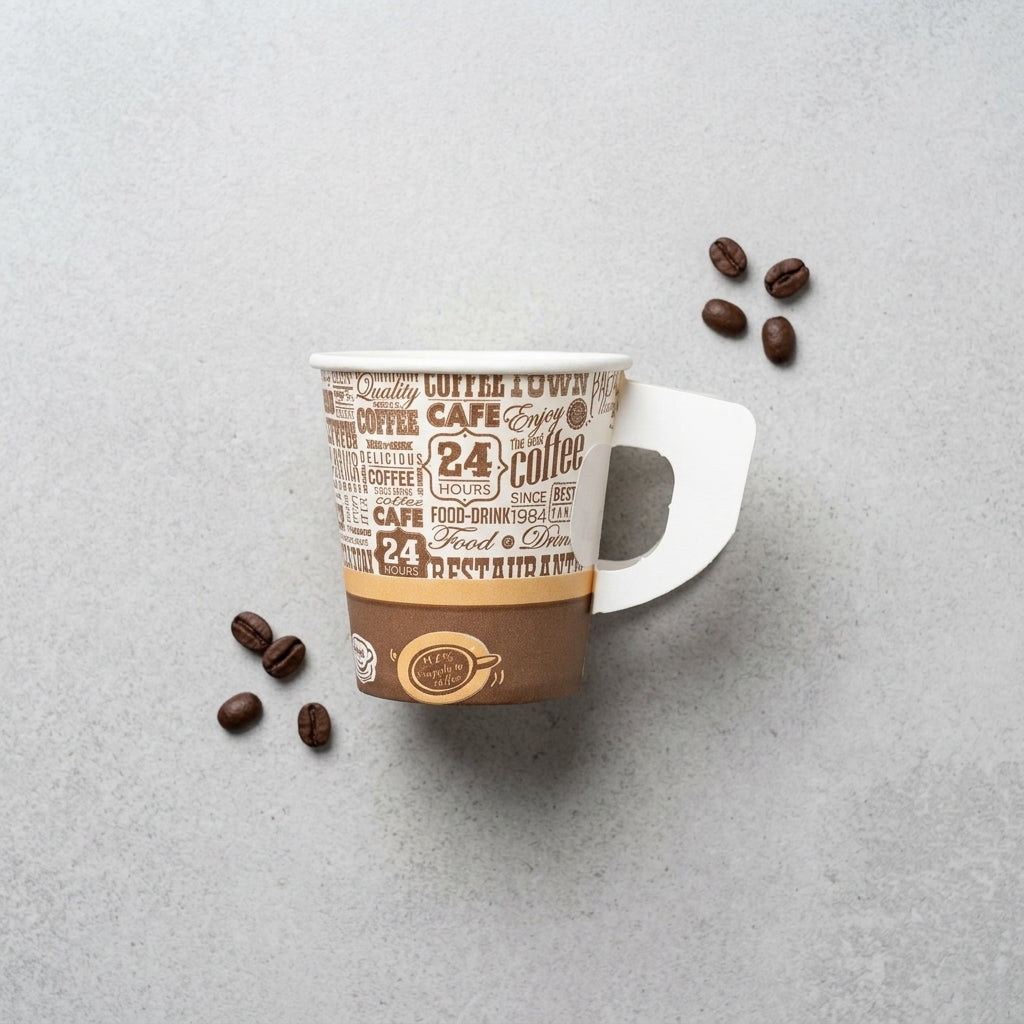 6oz Paper Cup with Handle