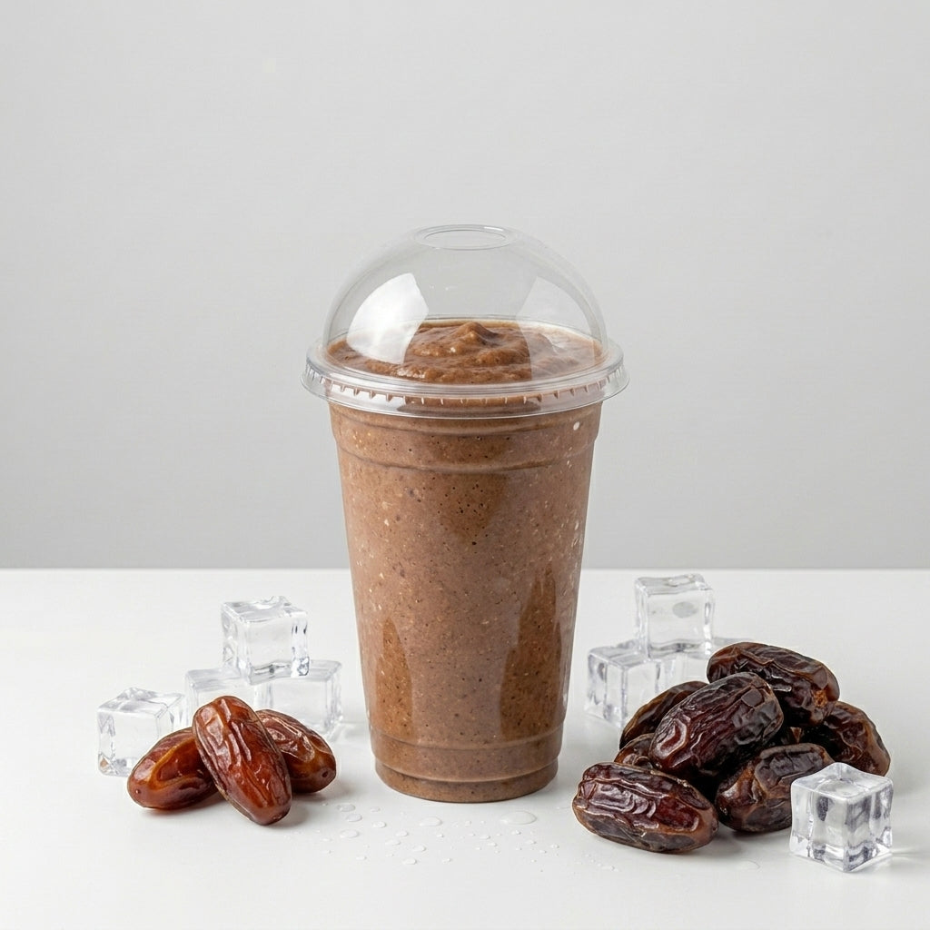 16oz PET Glass with Dome Lid