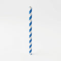 6mm Blue Liner Paper Straw for Juice