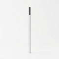8mm Black Plastic Straw with Wrap for Coffee & Shake