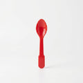 Alpine Dessert Red Plastic Spoon
