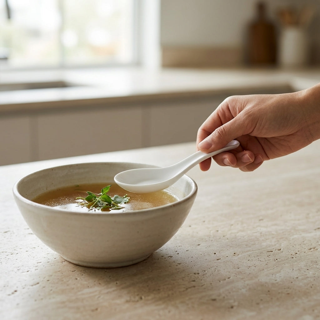 Plastic Soup Spoon