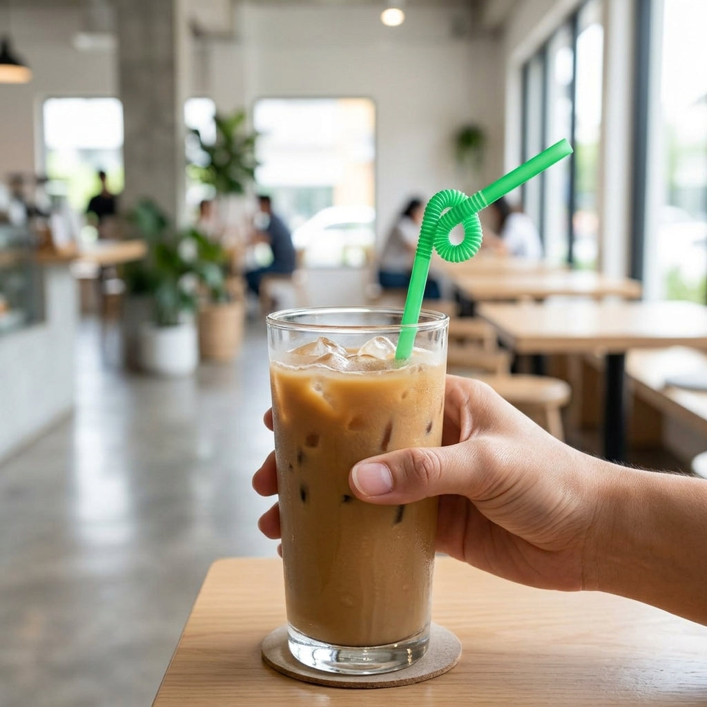 6mm Multi Color Magic Bend Plastic Straw for Juice