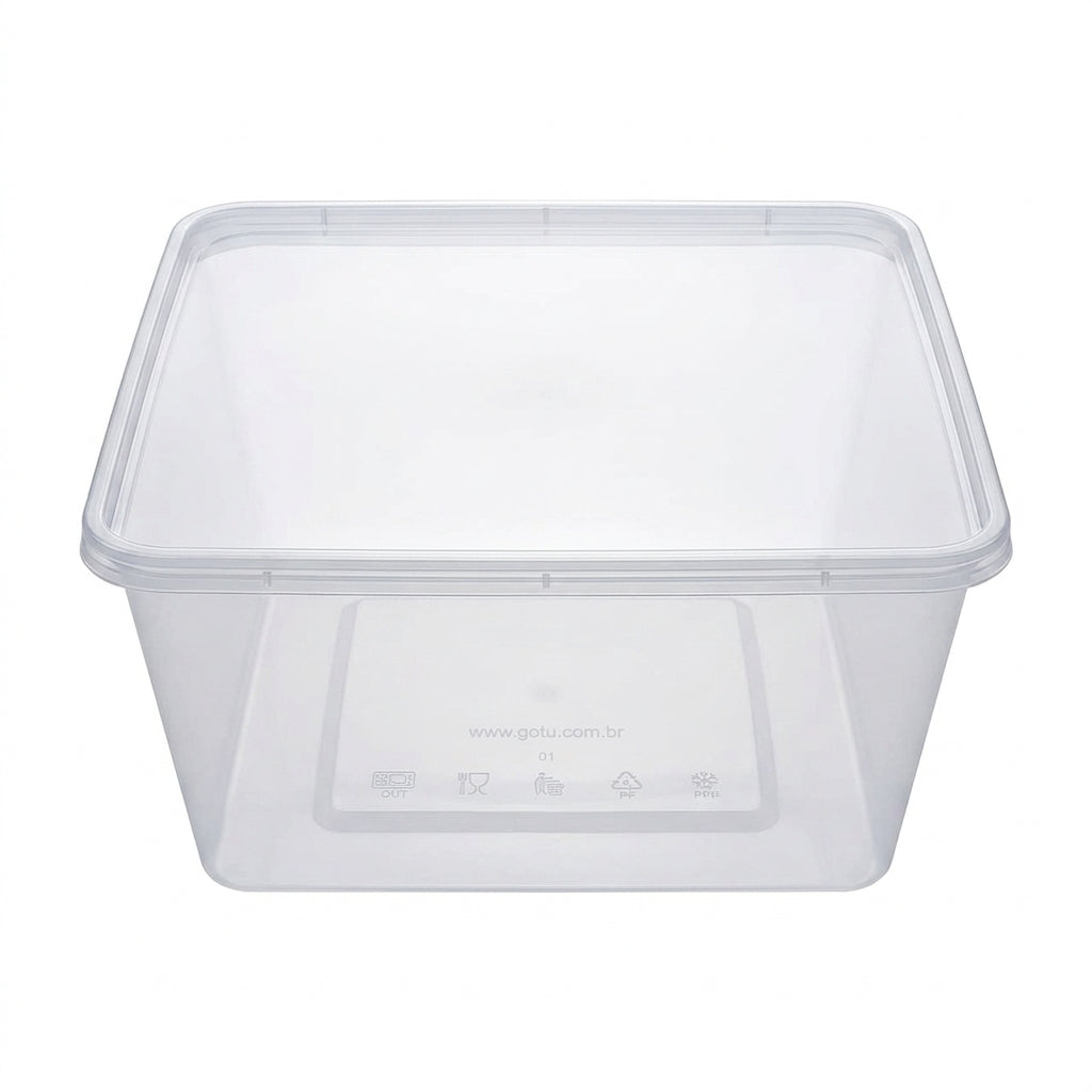 3000ml Transparent Plastic Container