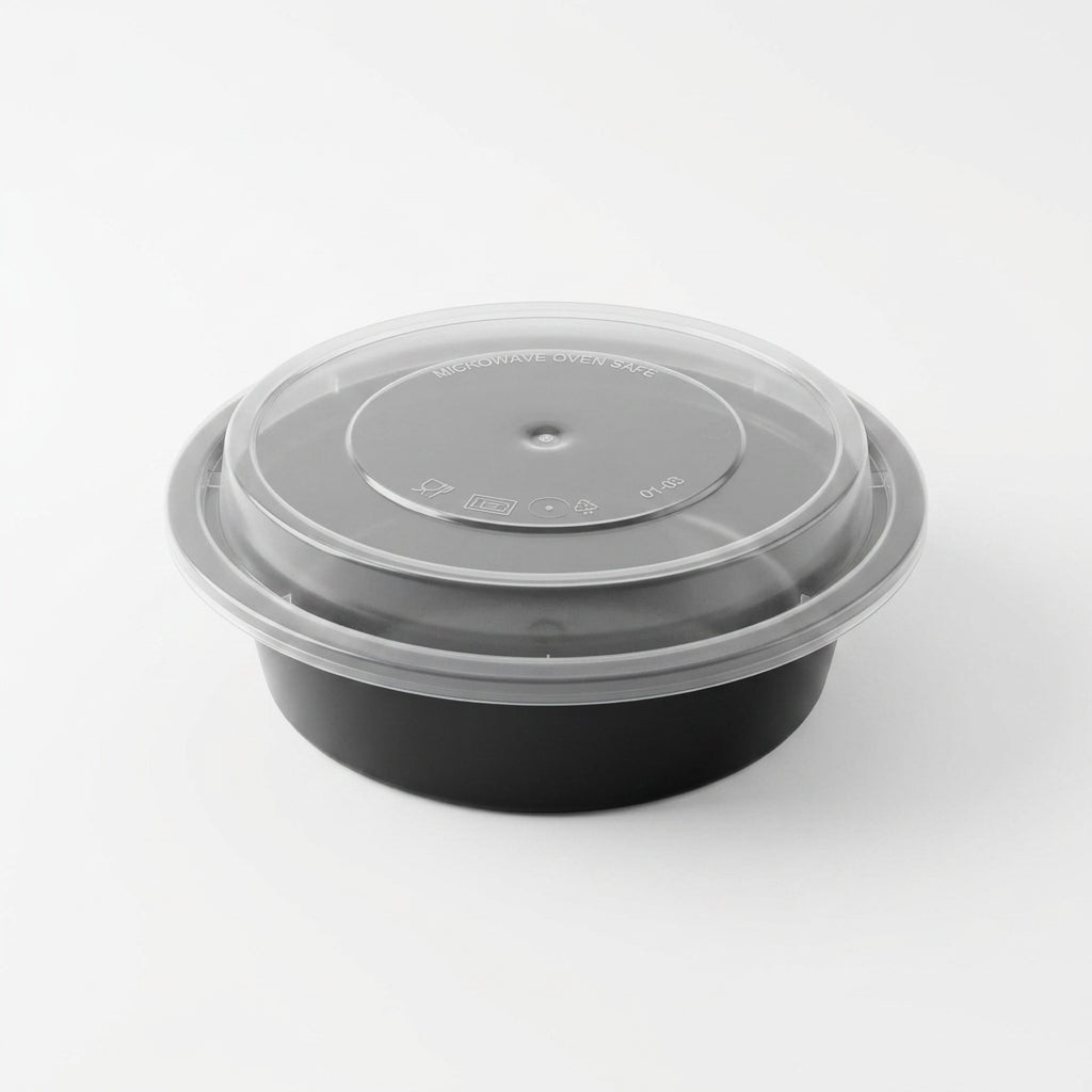 SP-16 Black Plastic Bowl 16oz