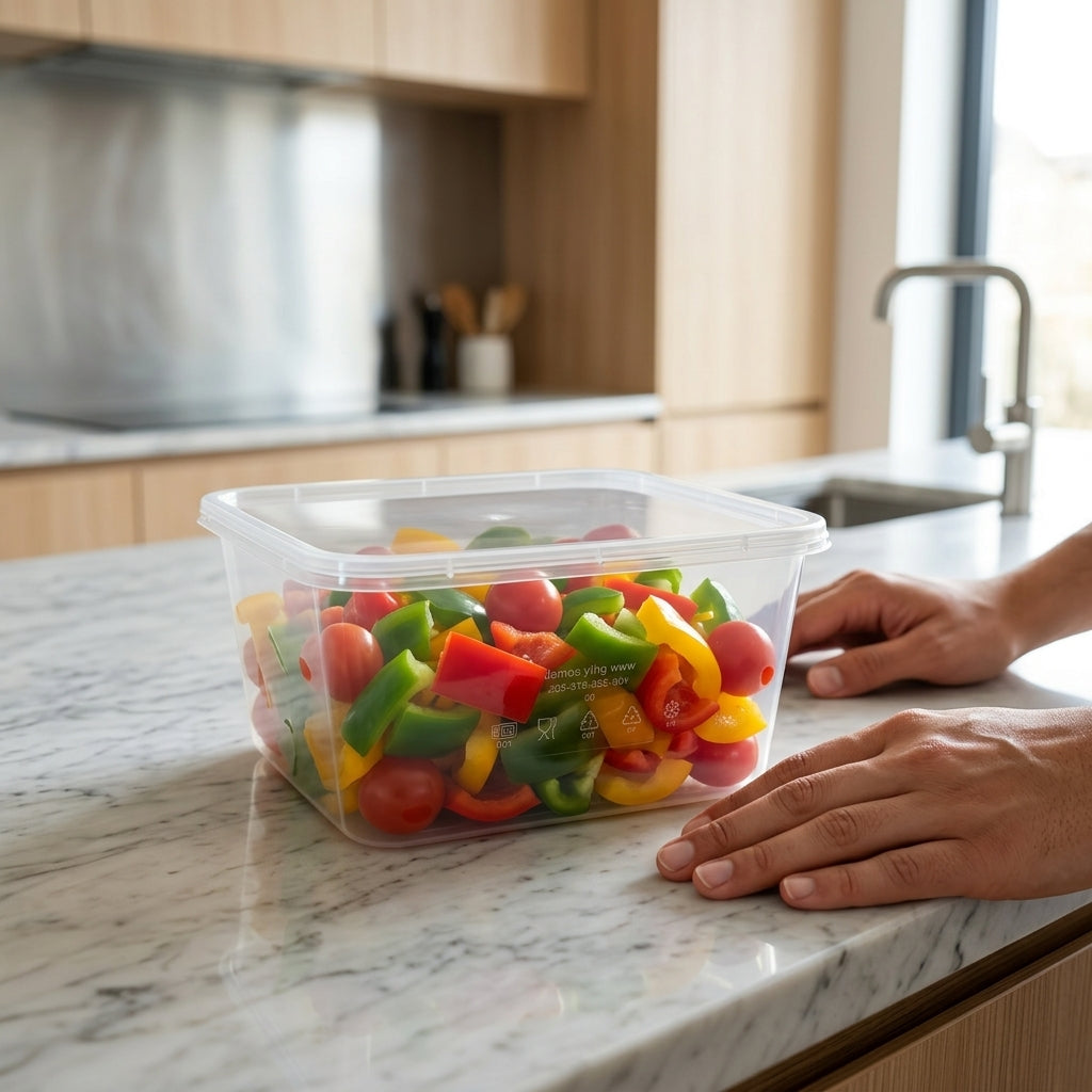 3000ml Transparent Plastic Container