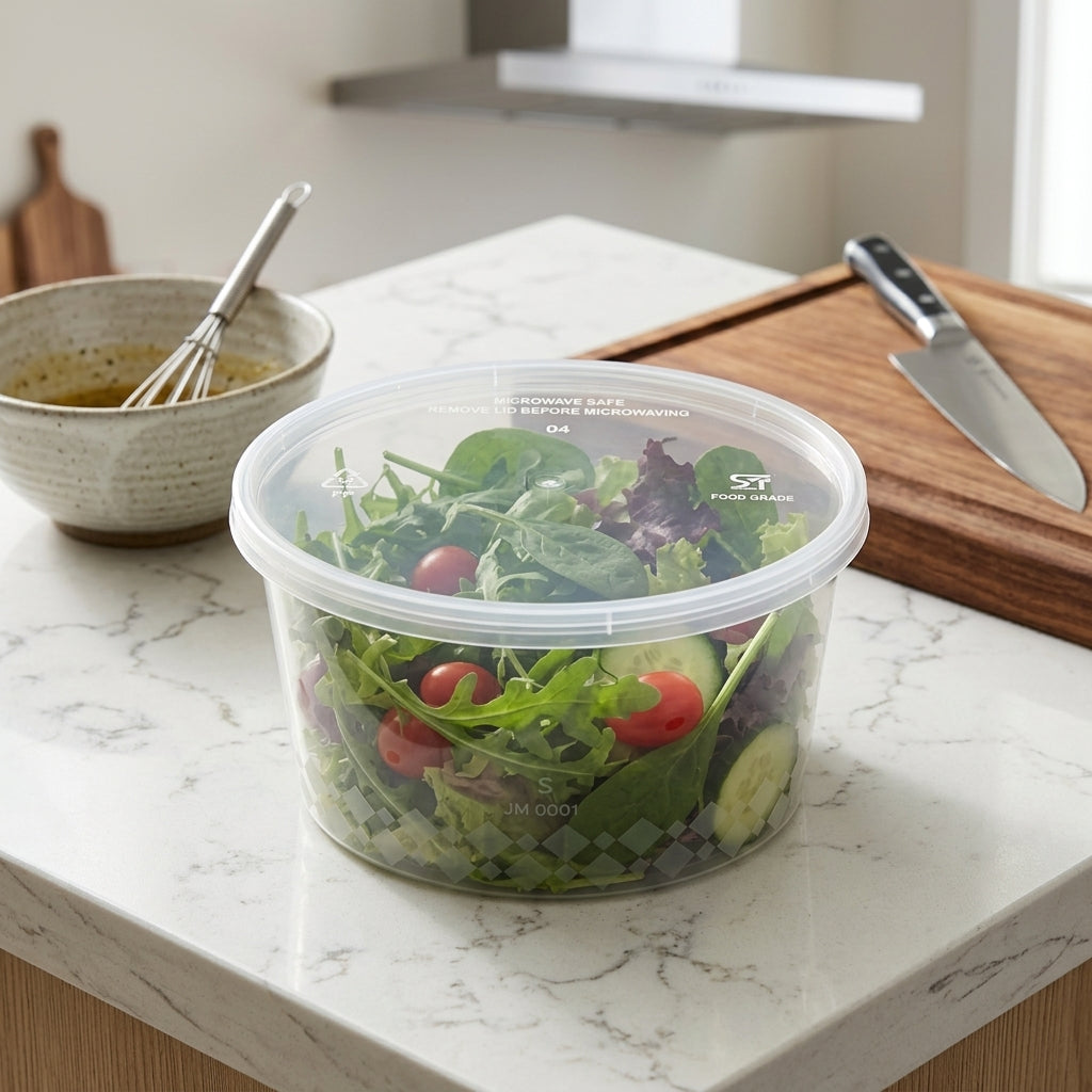 1000ml Transparent Plastic Bowl
