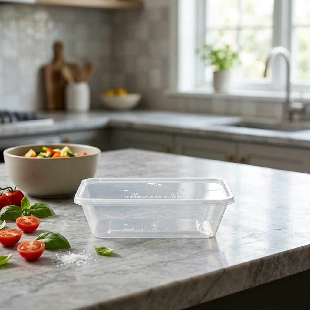 750ml Transparent Plastic Container