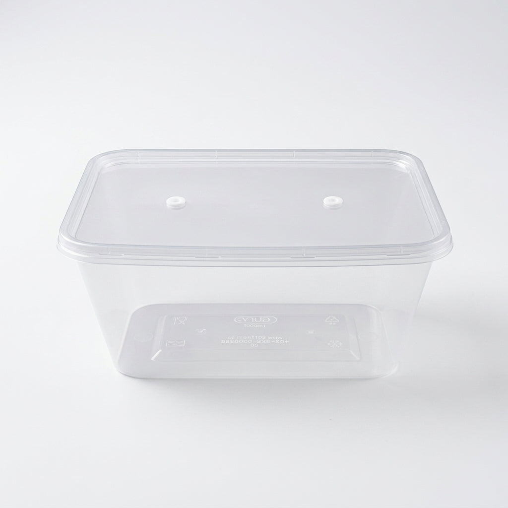 1000ml Transparent Plastic Container