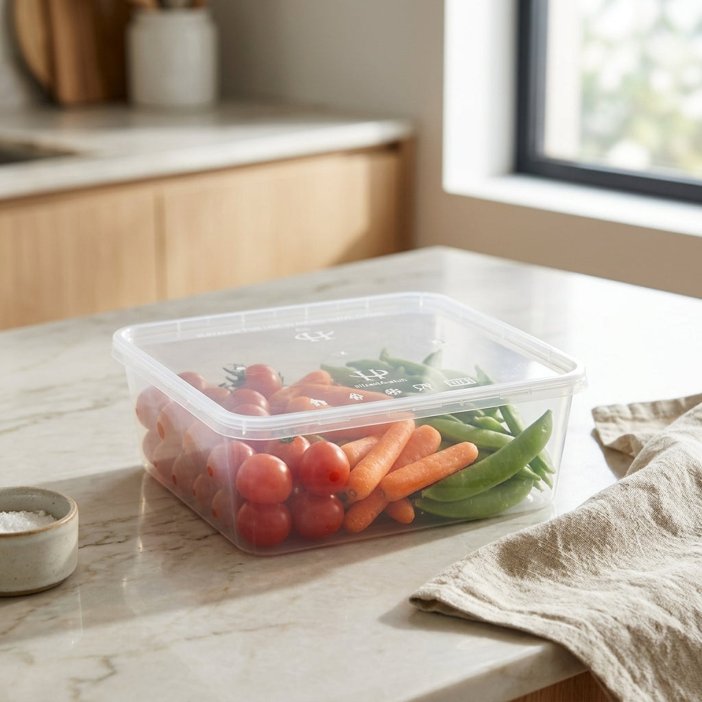 2000ml Transparent Plastic Container