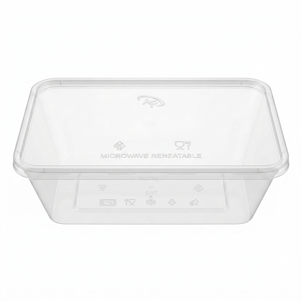 750ml Transparent Plastic Container