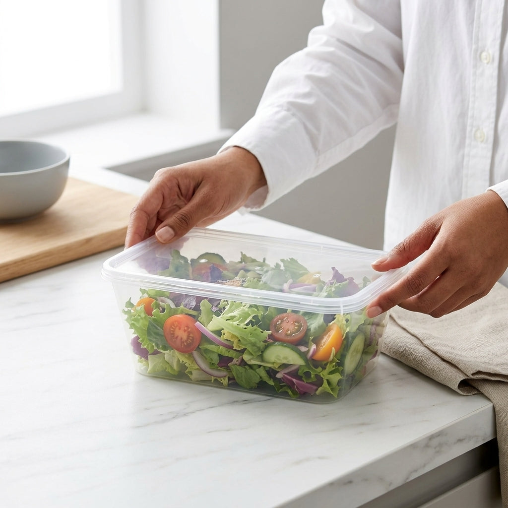 1000ml Transparent Plastic Container