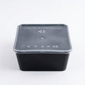 1500ml Black Plastic Container