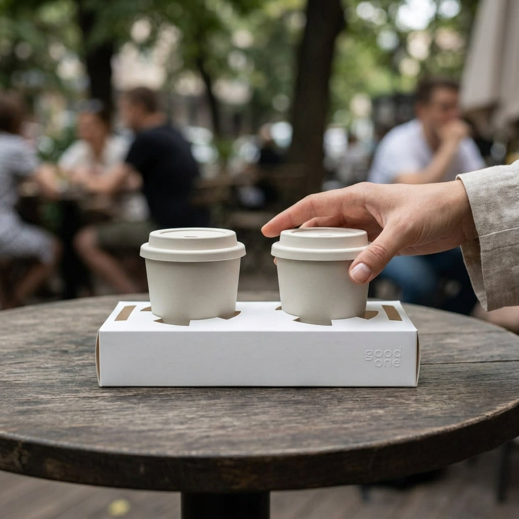 Double White Paper Holder