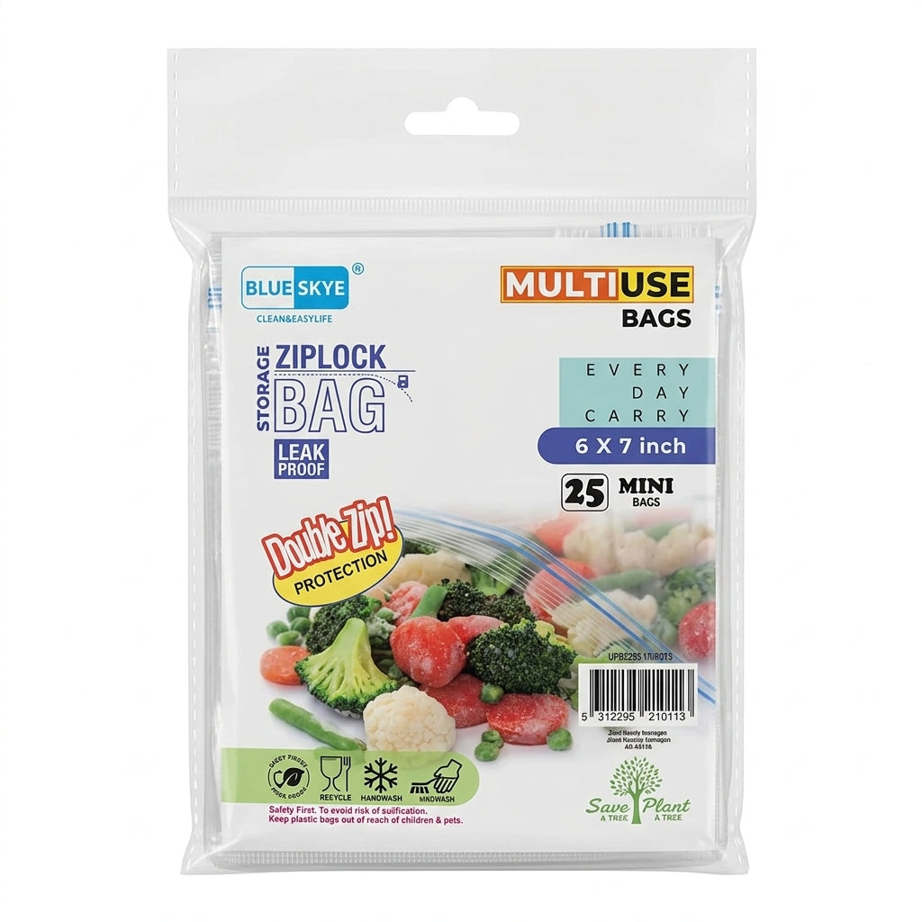 Freezer Ziplock Bag Mini 6x7 inch