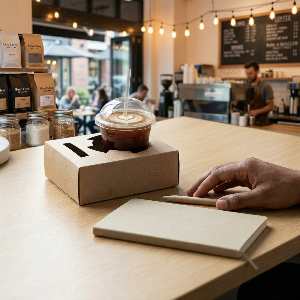 Single Brown Paper Holder
