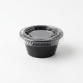 40ml Black Sauce Cup with Lid