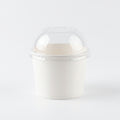 300ml White Paper Bowl with Lid