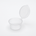 2oz Sauce Cup with Attached Lid