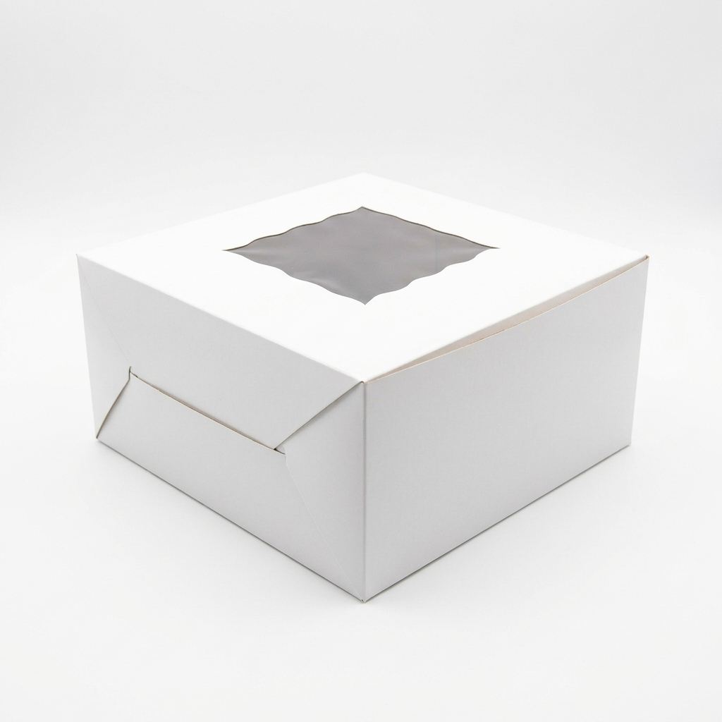White Cake Box 4 Pound 10x10x5