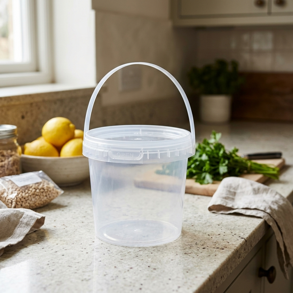 Plastic Bucket 500ml with Handle