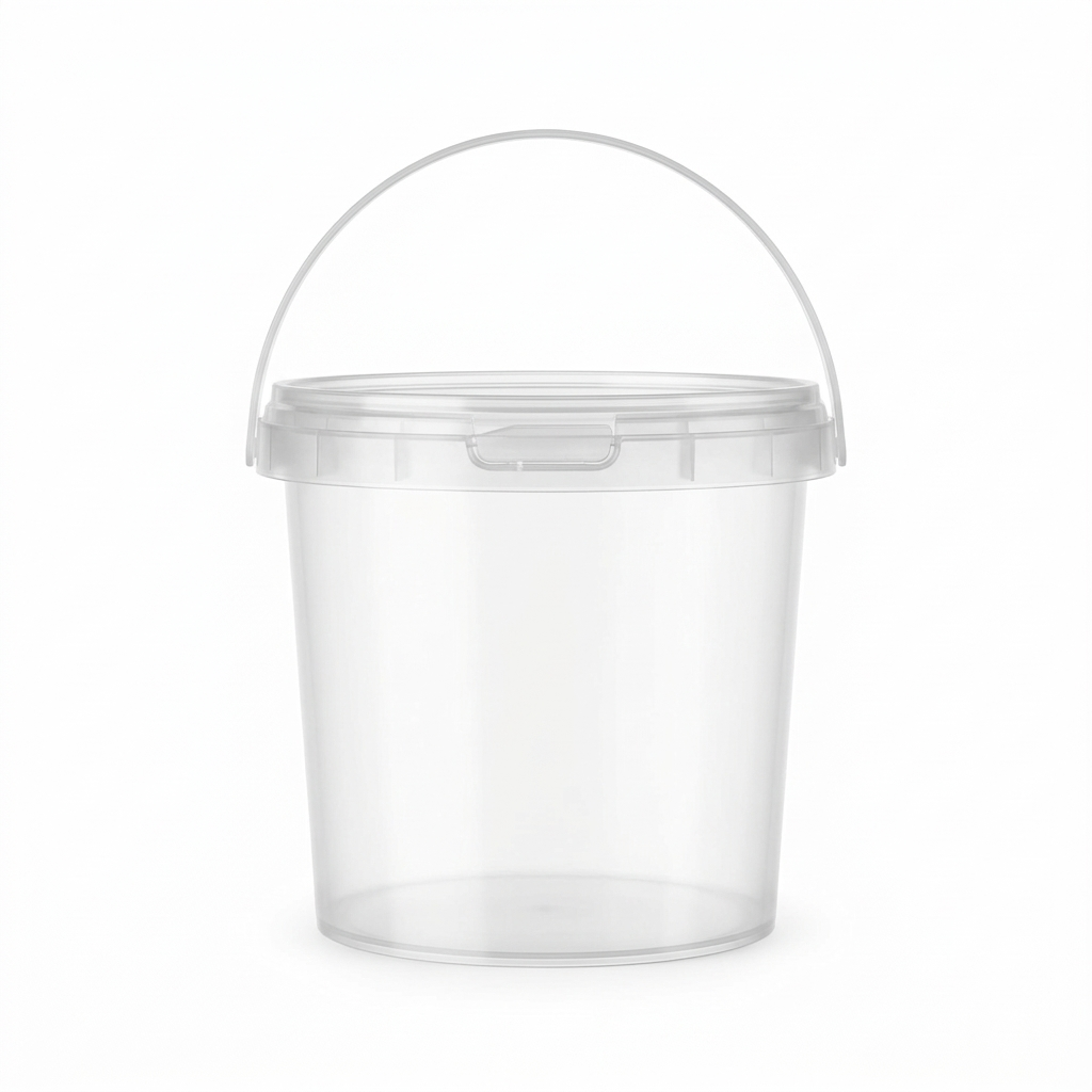 Plastic Bucket 1000ml with Handle